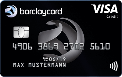 Barclaycard Visa Schwarz